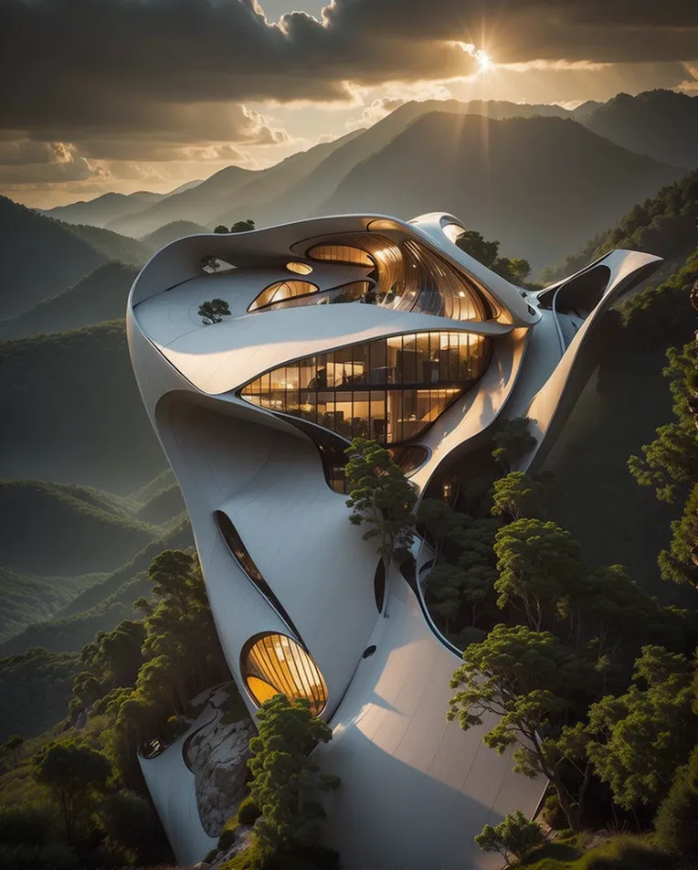 CGI style,Architectural Design,Building,LoRA,SD 1.5