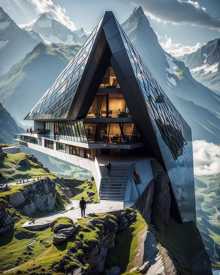 CGI style,Architectural Design,Building,LoRA,SD 1.5