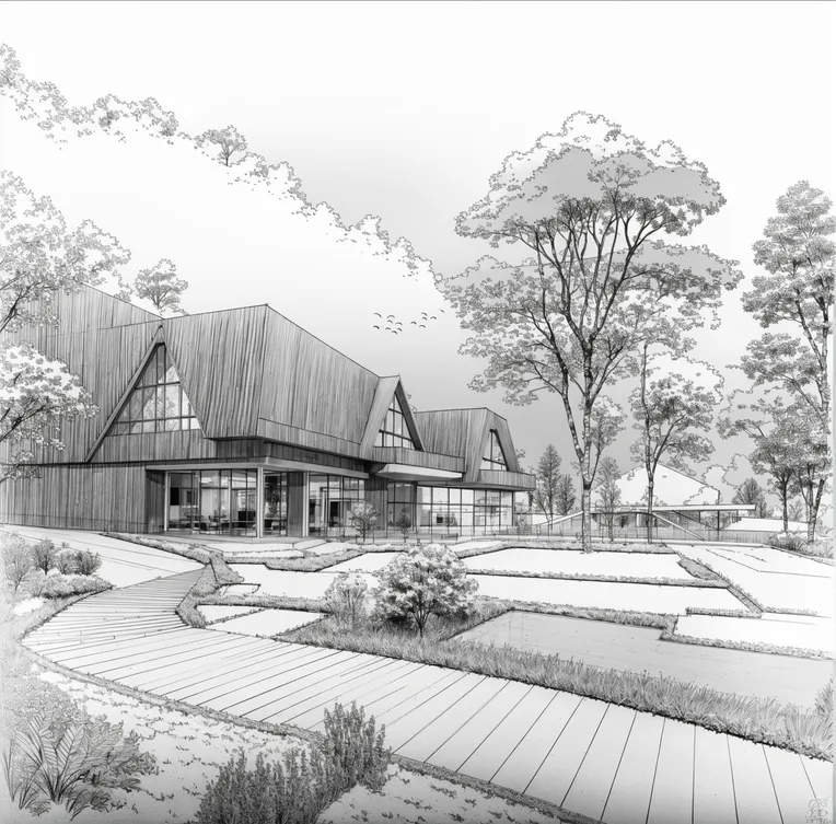 Hand-Drawn,Landscape Design,Space & Scene,LoRA,SD 1.5