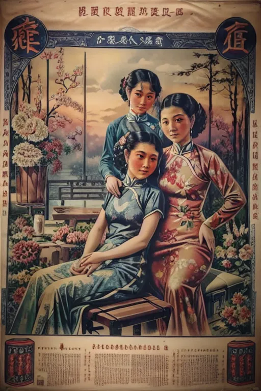 Chinese Style,Background asset,Girl,LoRA,SD 1.5