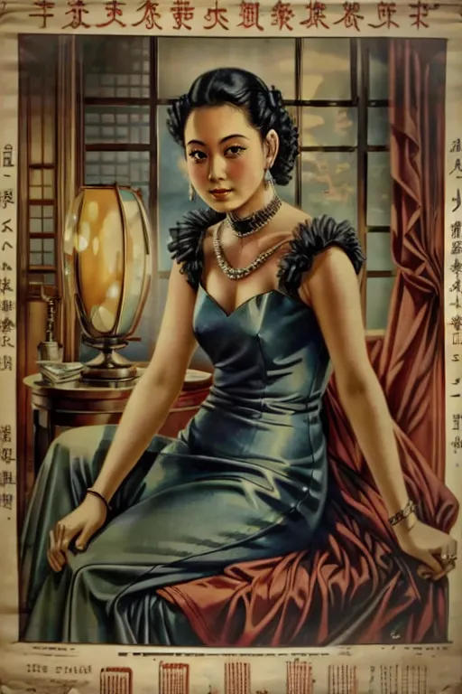 Chinese Style,Background asset,Girl,LoRA,SD 1.5