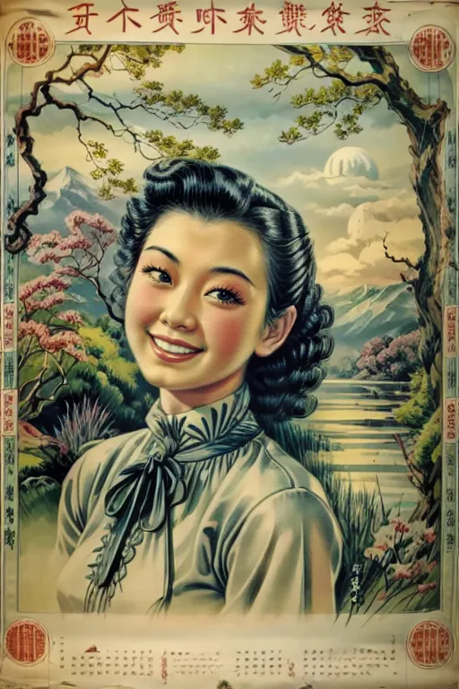 Chinese Style,Background asset,Girl,LoRA,SD 1.5