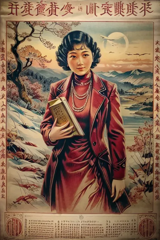Chinese Style,Background asset,Girl,LoRA,SD 1.5