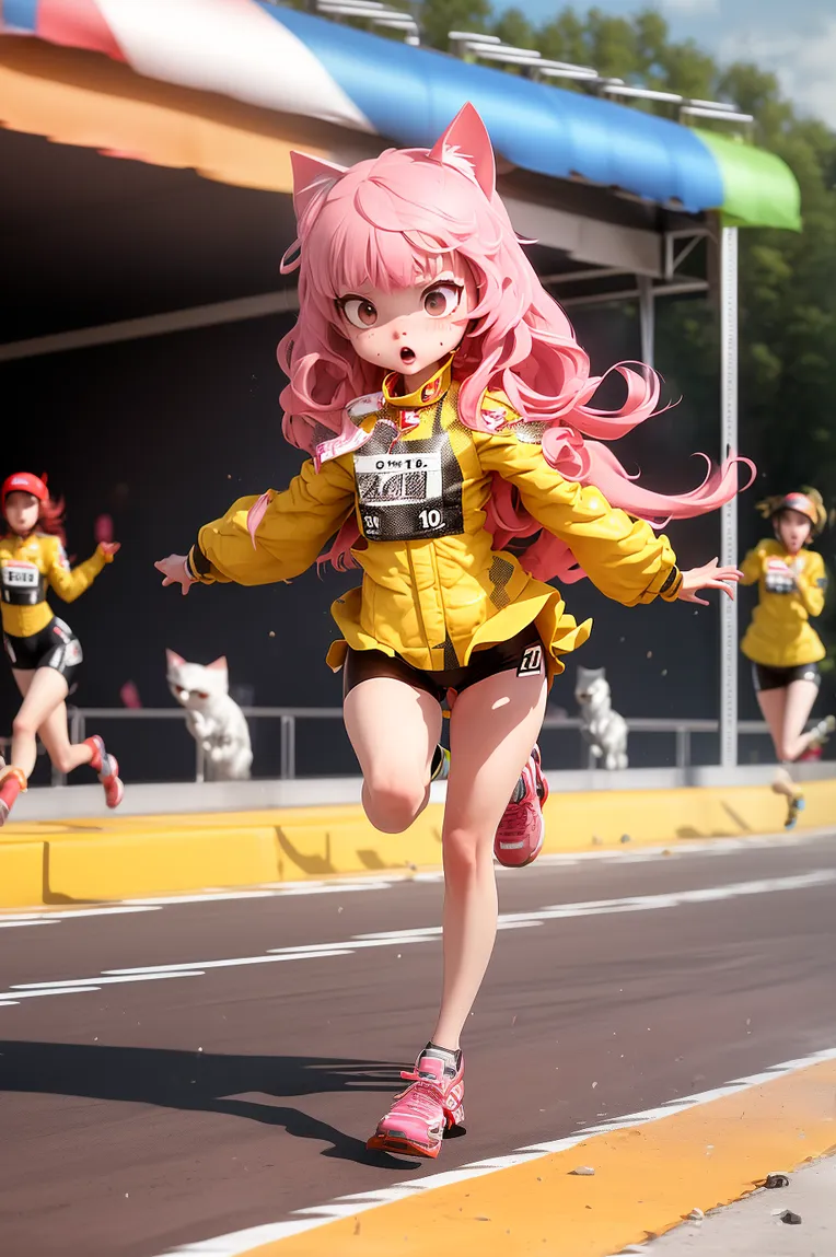 Cartoon style,Digital Painting Media,Girl,LoRA,SD 1.5