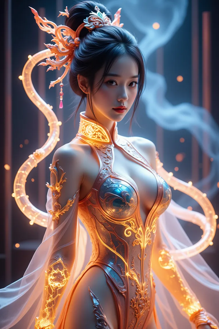 CGI style,Girl,Object Enhance,LoRA,FLUX.1