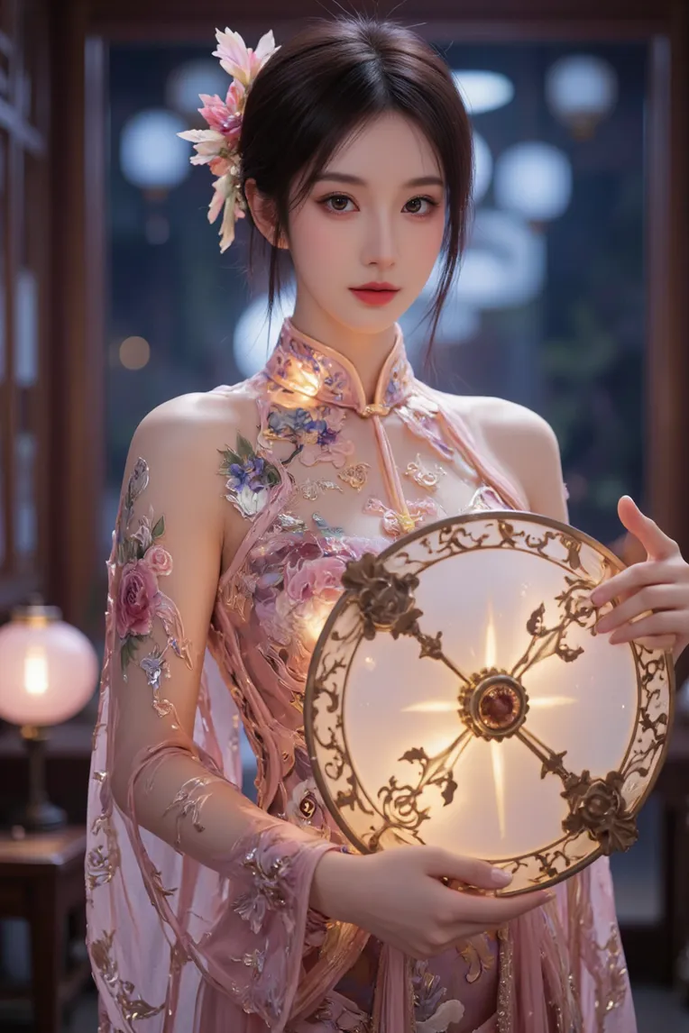 CGI style,Girl,Object Enhance,LoRA,FLUX.1