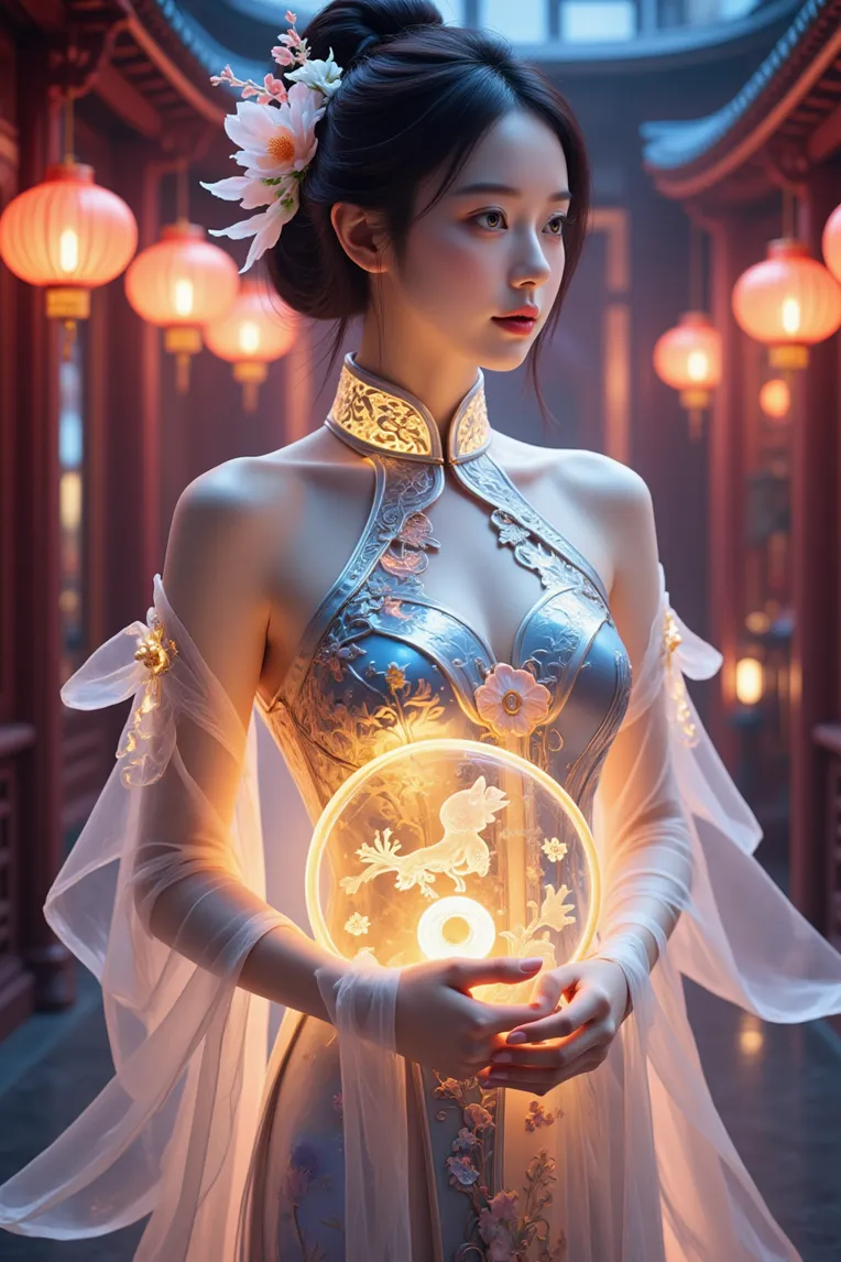 CGI style,Girl,Object Enhance,LoRA,FLUX.1