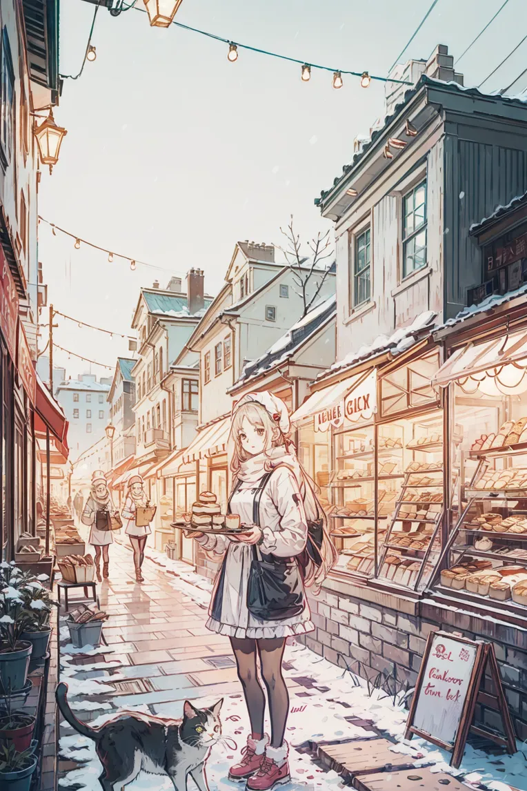 Anime Style,Hand-Drawn,Girl,LoRA,SD 1.5