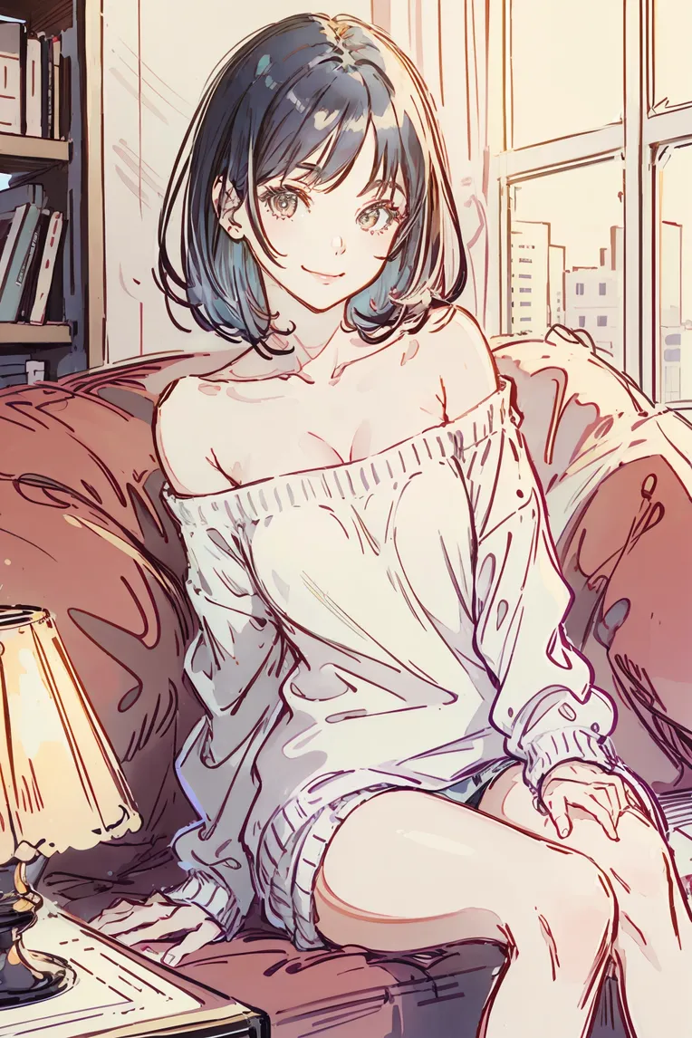 Anime Style,Hand-Drawn,Girl,LoRA,SD 1.5