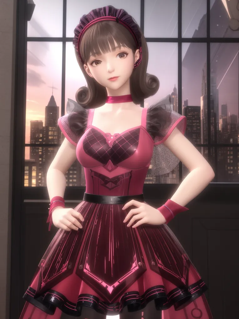 CGI style,Anime Character,Girl,LoRA,SD 1.5