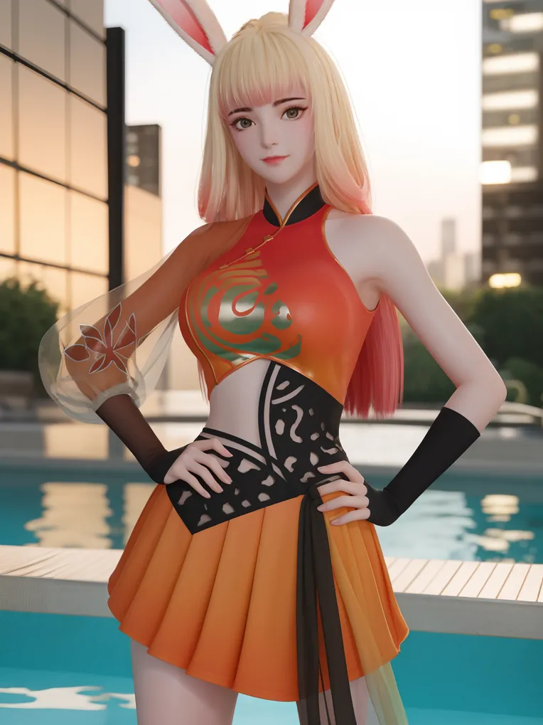 CGI style,Anime Character,Girl,LoRA,SD 1.5