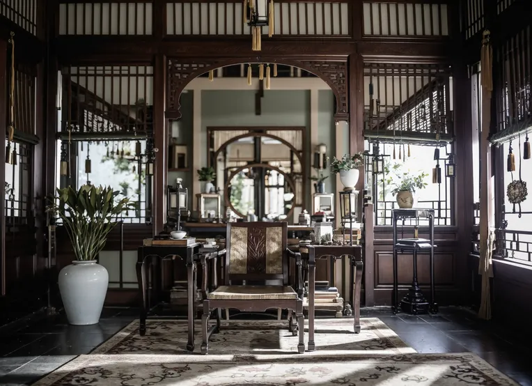 Realistic,Chinese Style,Interior Design,LoRA,SD 1.5