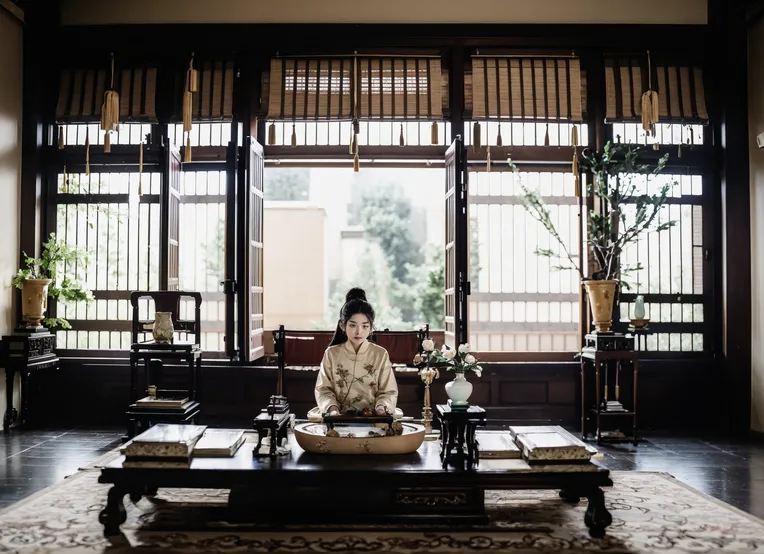 Realistic,Chinese Style,Interior Design,LoRA,SD 1.5