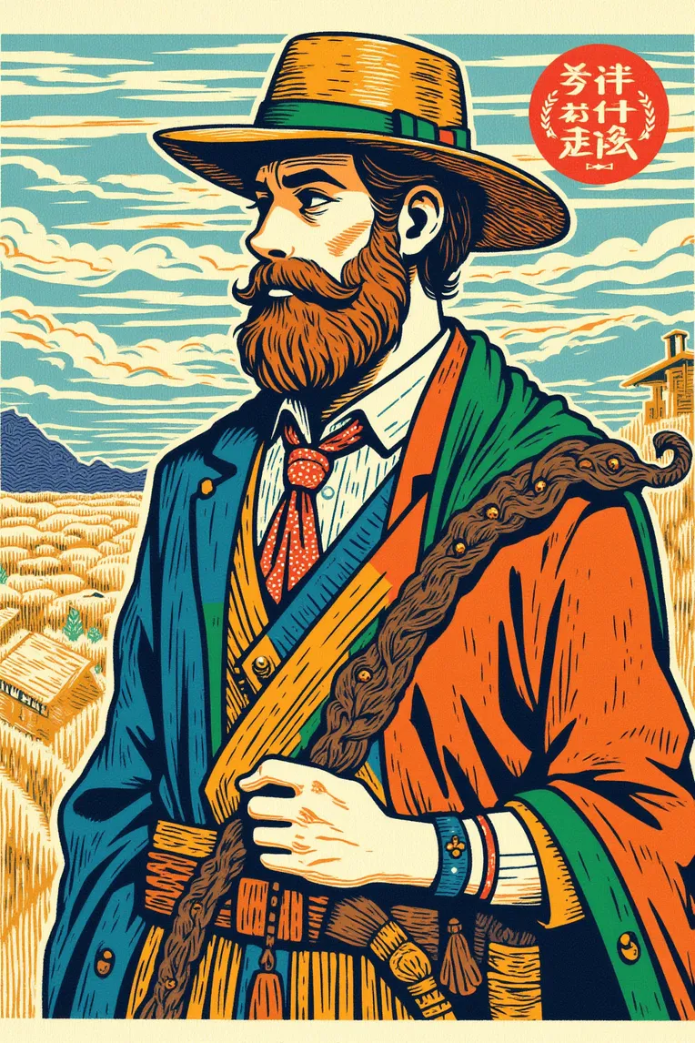 Traditional Painting Media,Girl,Style Boost,LoRA,FLUX.1