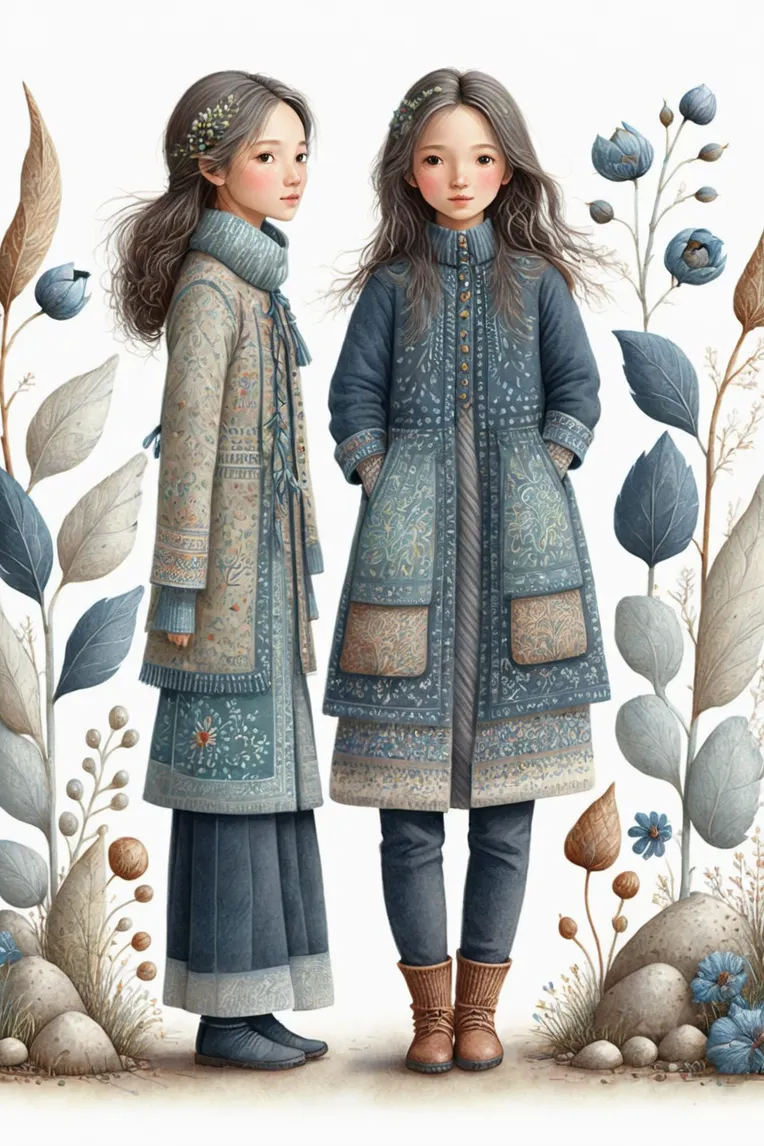 Kids' Illustration,Girl,Style Boost,LoRA,SDXL