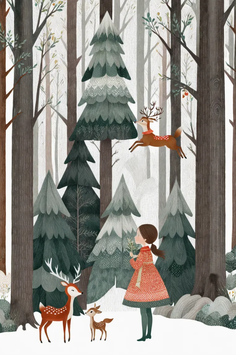 Kids' Illustration,Girl,Style Boost,LoRA,SDXL