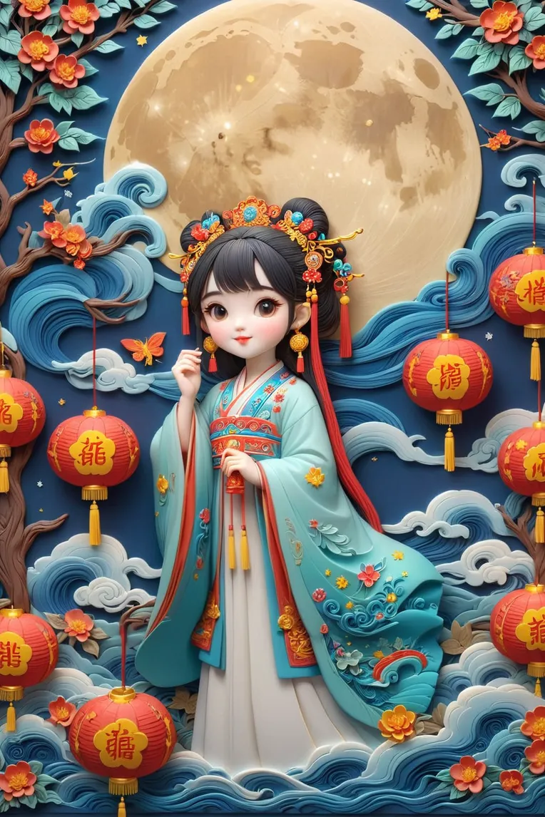 Digital Painting Media,Girl,Style Boost,LoRA,SDXL