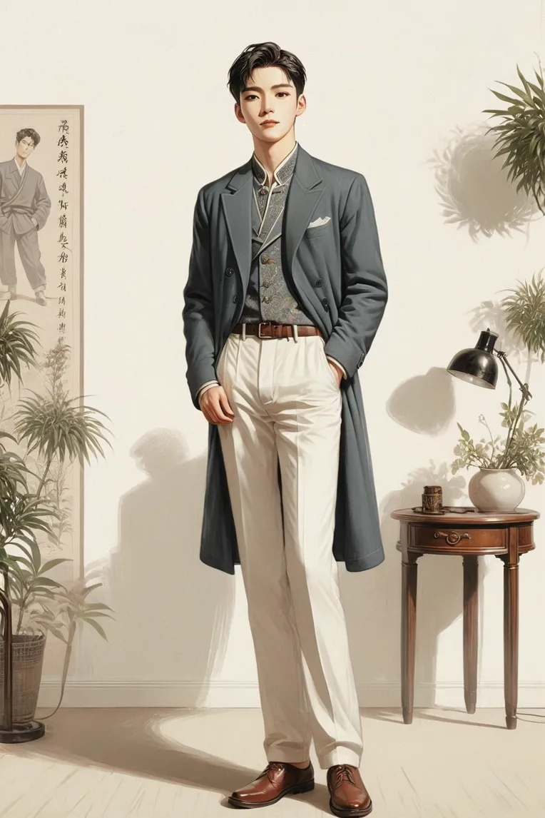 Traditional Painting Media,Girl,Style Boost,LoRA,SDXL