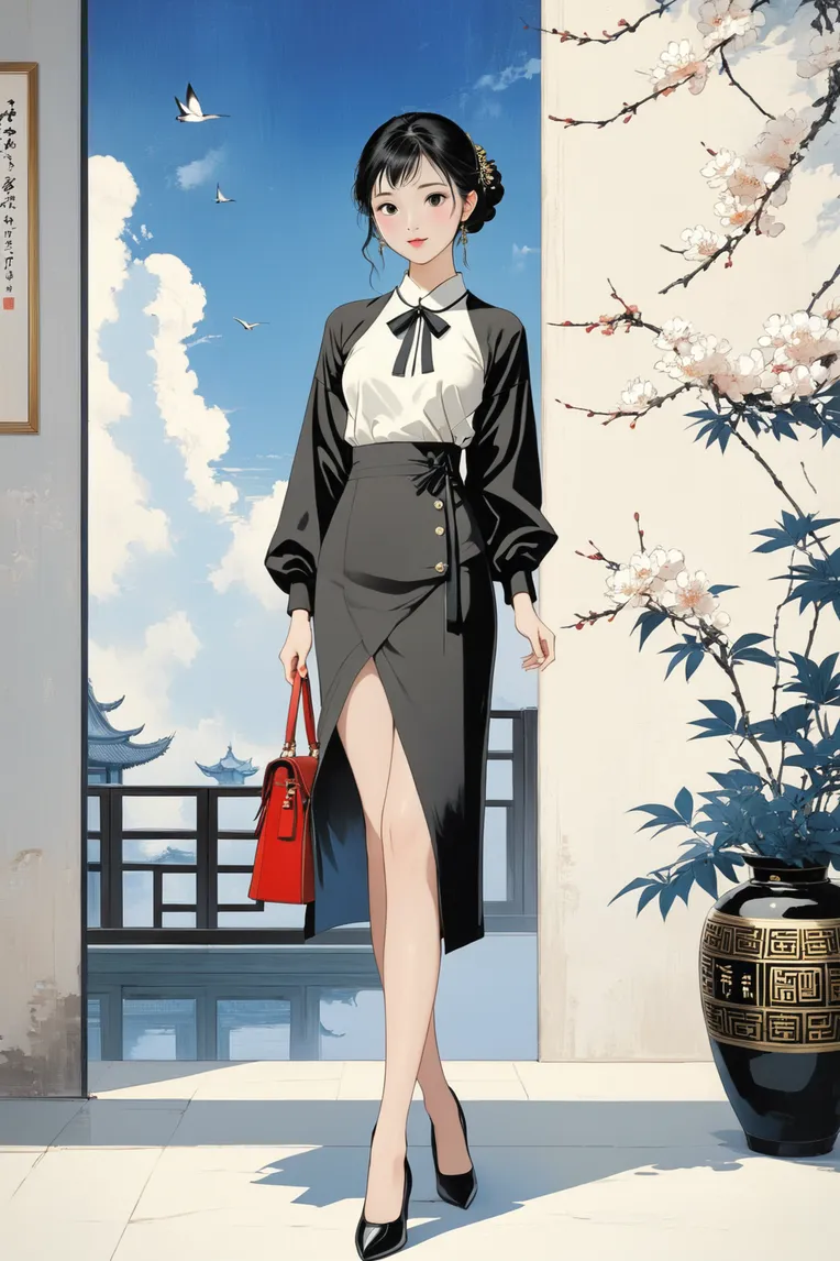 Anime Style,Girl,Object Enhance,Checkpoint,SDXL