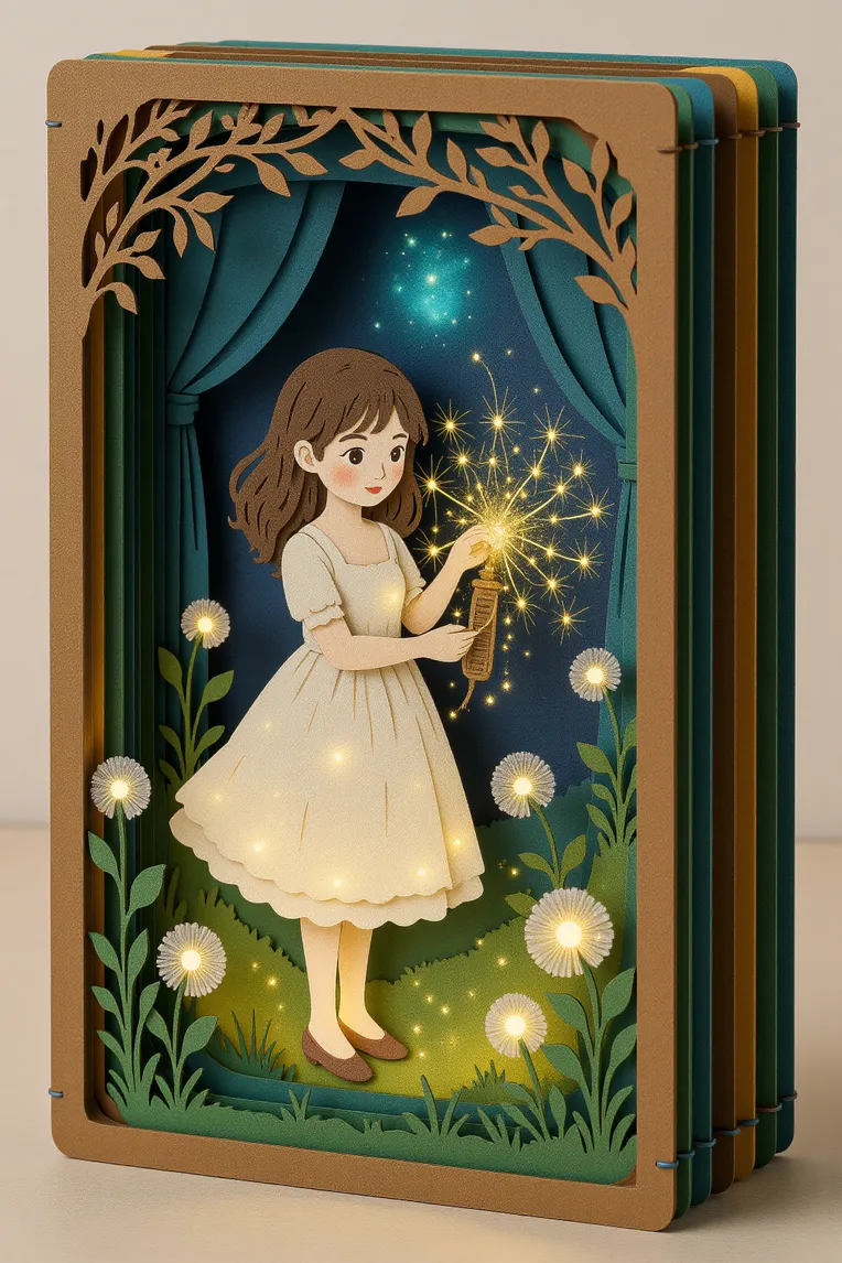 Cartoon style,Girl,Object Enhance,LoRA,FLUX.1