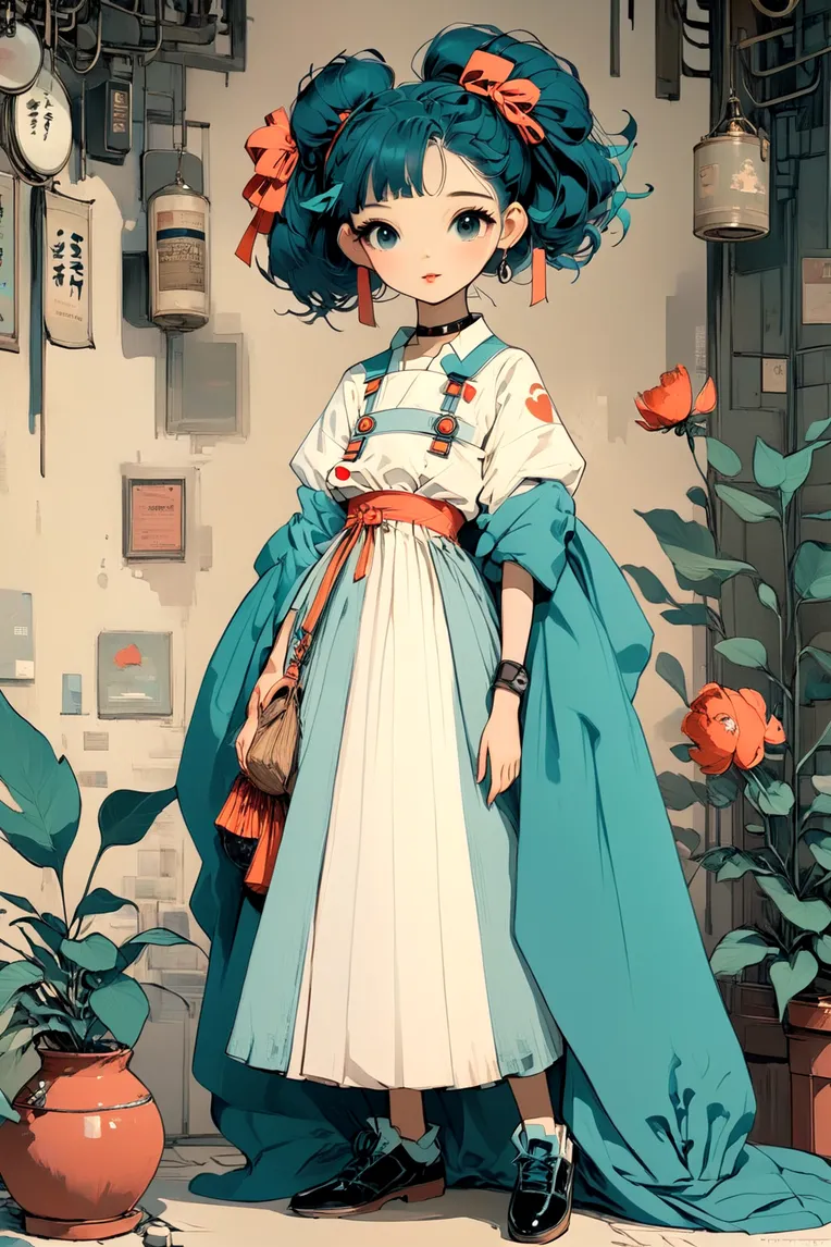 Anime,Girl,Style Boost,LoRA,SDXL