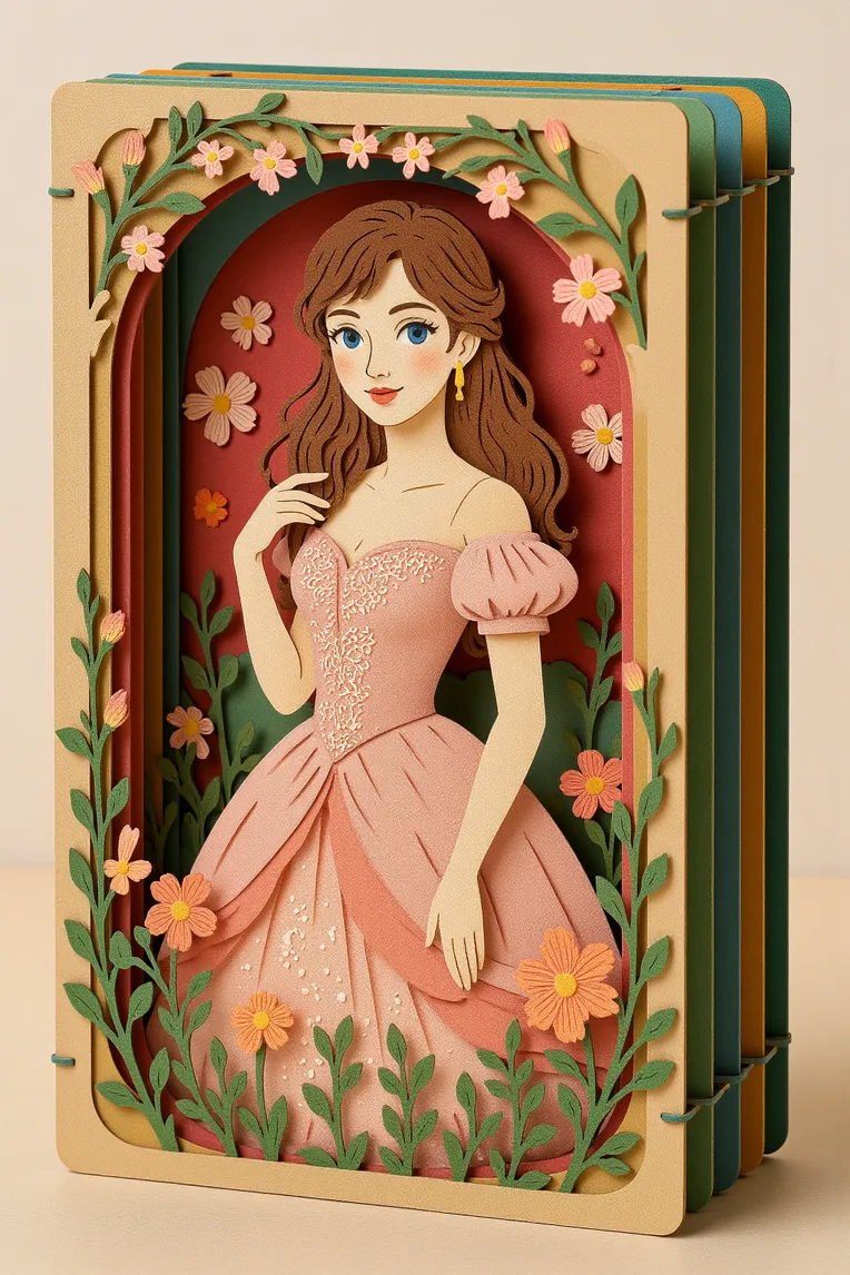 Cartoon style,Girl,Object Enhance,LoRA,FLUX.1