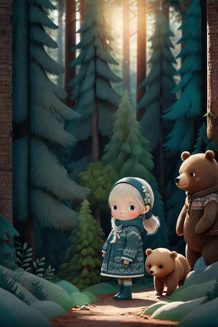 Kids' Illustration,Girl,Style Boost,LoRA,SDXL