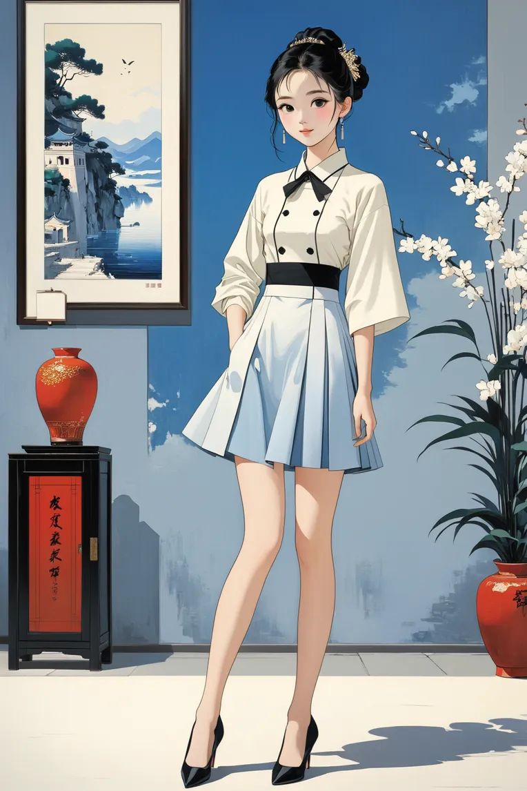 Anime Style,Girl,Object Enhance,Checkpoint,SDXL