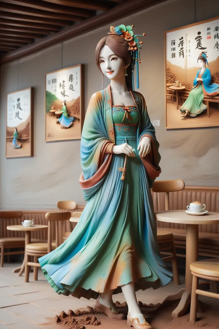 Digital Painting Media,Girl,Style Boost,LoRA,SDXL