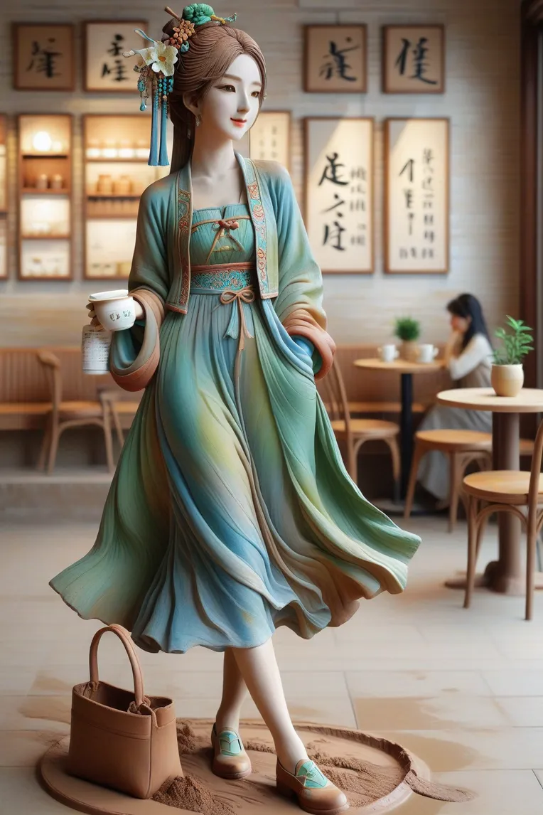 Digital Painting Media,Girl,Style Boost,LoRA,SDXL