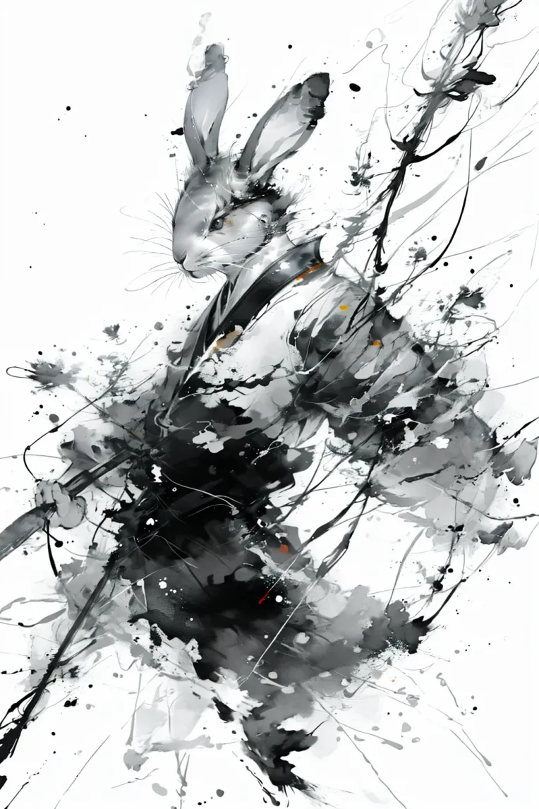 唐绘-水墨画 筑梦工业| 新派国画水墨XL-LoRA-Dr_Dream-LiblibAI