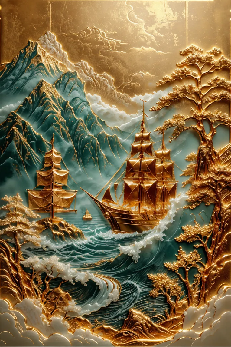 Craft Style,Traditional Painting Media,Style Boost,LoRA,SD 1.5