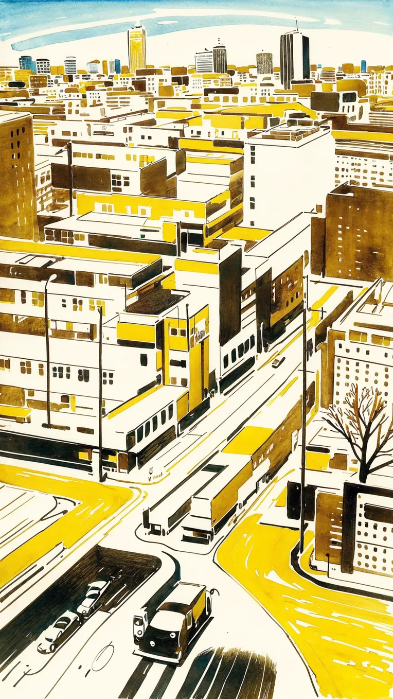 Hand-Drawn,Traditional Painting Media,Building,LoRA,SD 1.5