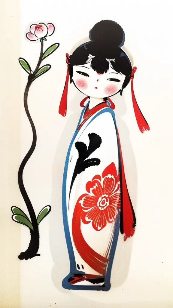 Chinese Style,Traditional Painting Media,Girl,LoRA,SD 1.5