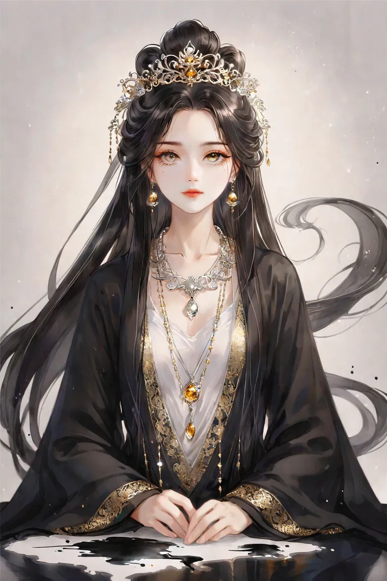 Chinese Style,Traditional Painting Media,Girl,LoRA,SDXL