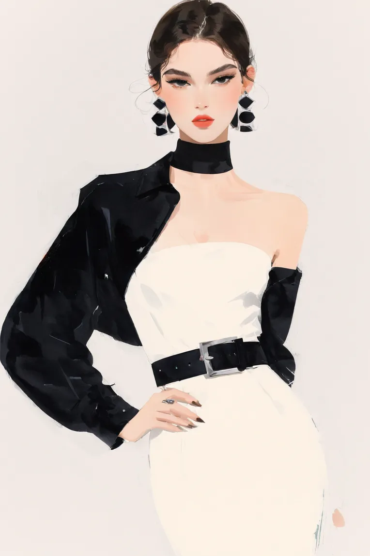 Flat,Hand-Drawn,Traditional Painting Media,LoRA,SDXL