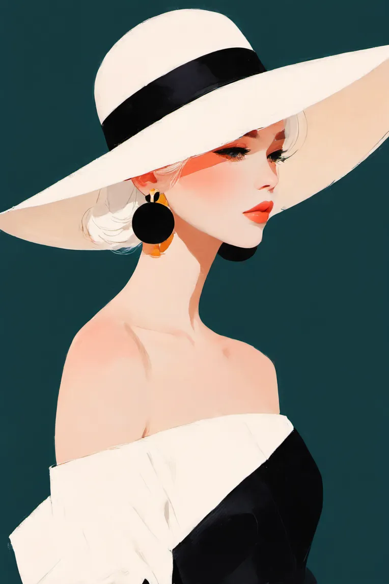 Flat,Hand-Drawn,Traditional Painting Media,LoRA,SDXL