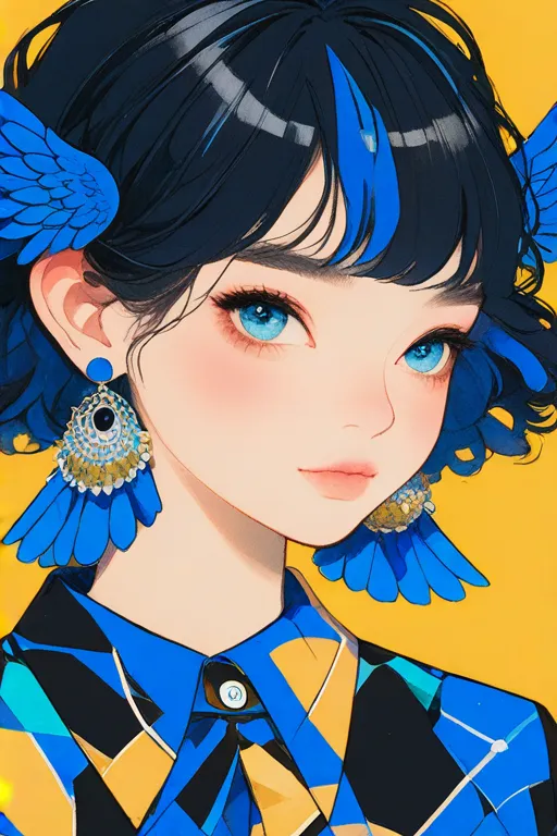 Hand-Drawn,Traditional Painting Media,Girl,LoRA,HunyuanDiT v1.2