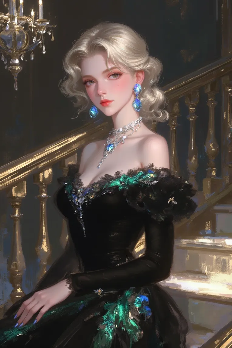 Traditional Painting Media,Girl,Style Boost,LoRA,FLUX.1