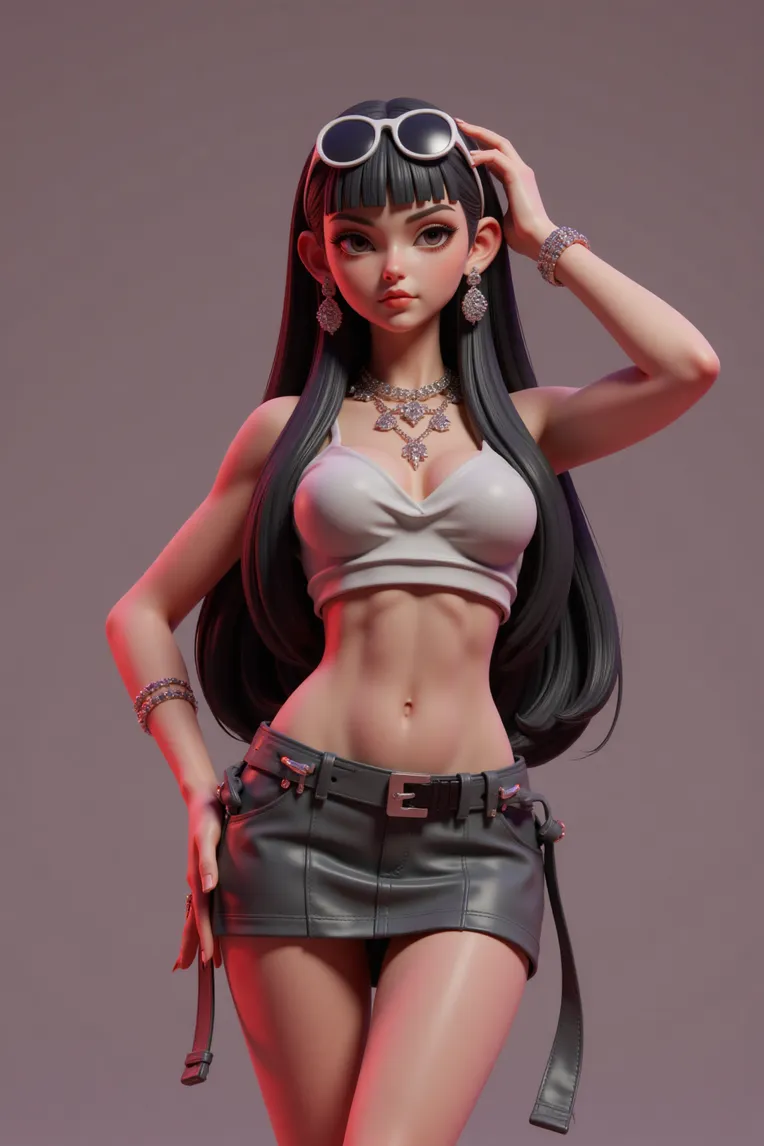 Cartoon style,IP Character,Physical/Facial feature,LoRA,FLUX.1