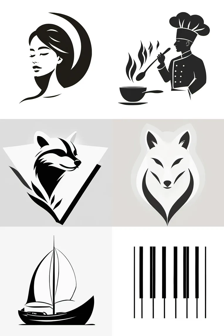 Flat,Logo design,Girl,LoRA,SDXL