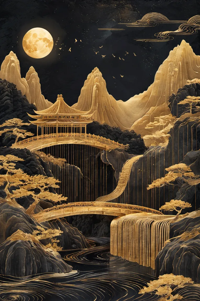 Chinese Style,Traditional Painting Media,Style Boost,LoRA,SDXL