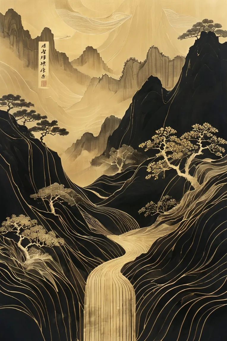 Chinese Style,Traditional Painting Media,Style Boost,LoRA,SDXL