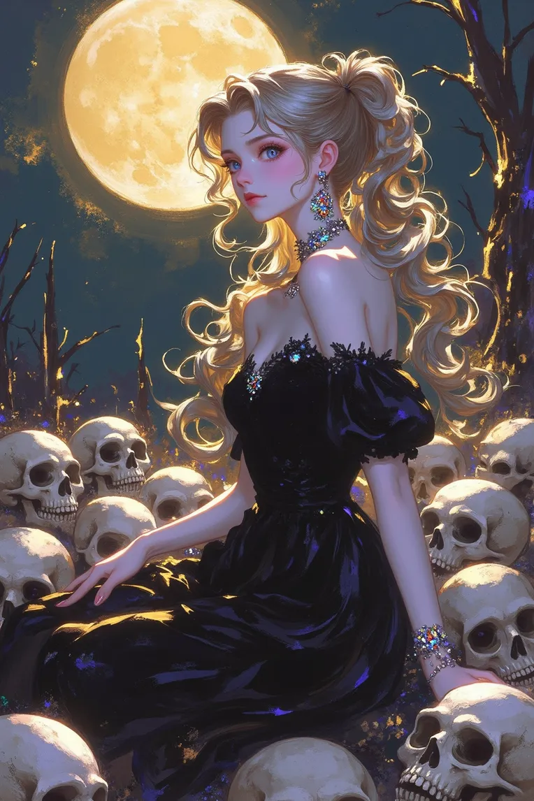 Traditional Painting Media,Girl,Style Boost,LoRA,FLUX.1