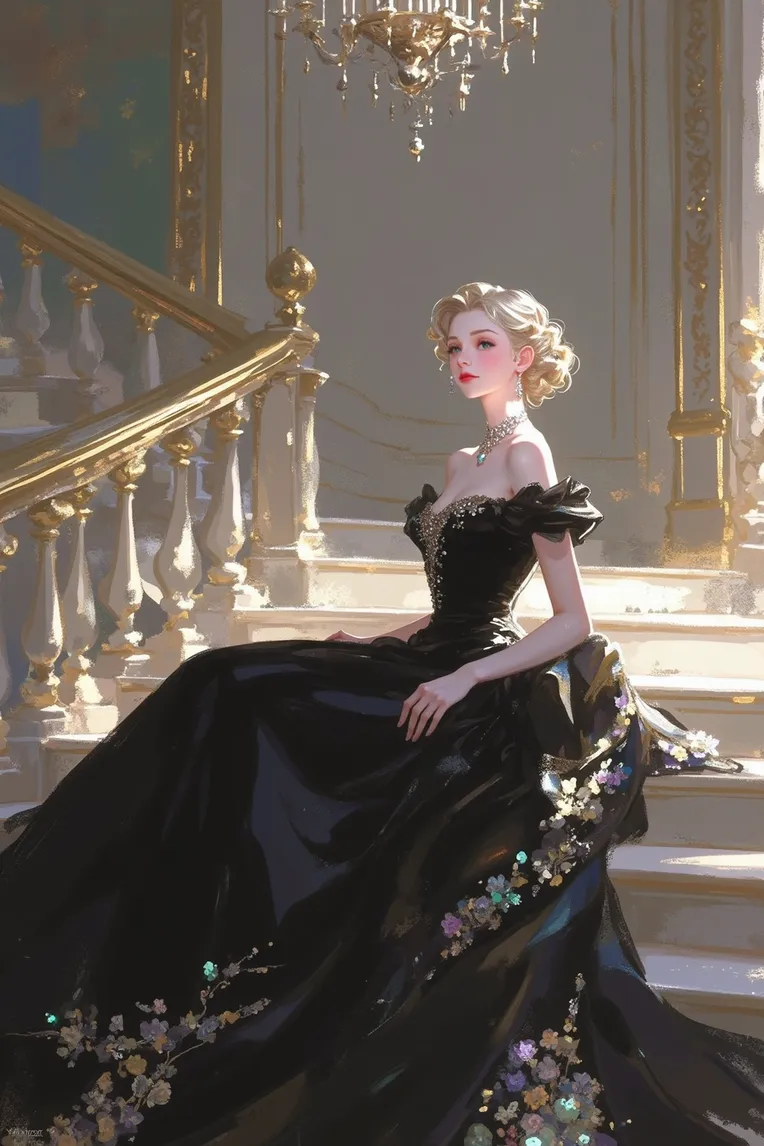 Traditional Painting Media,Girl,Style Boost,LoRA,FLUX.1