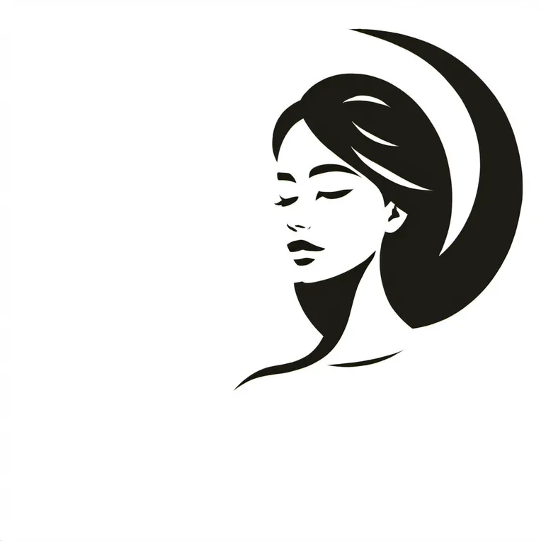 Flat,Logo design,Girl,LoRA,SDXL