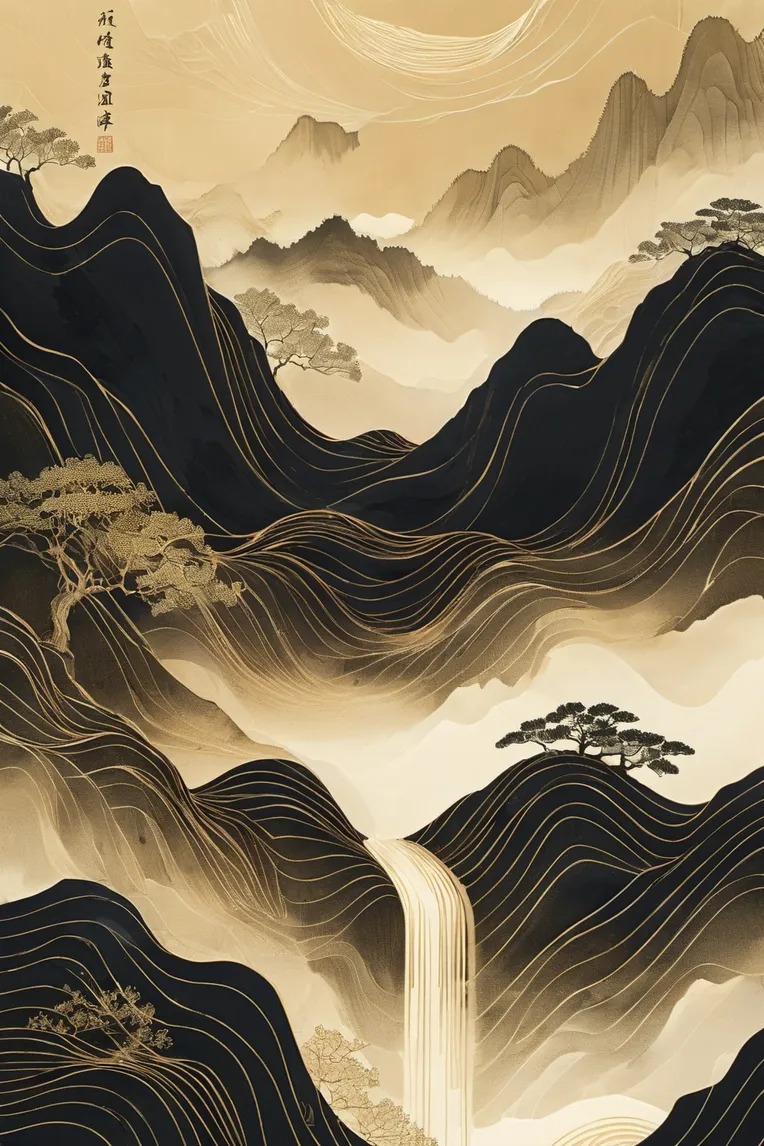 Chinese Style,Traditional Painting Media,Style Boost,LoRA,SDXL