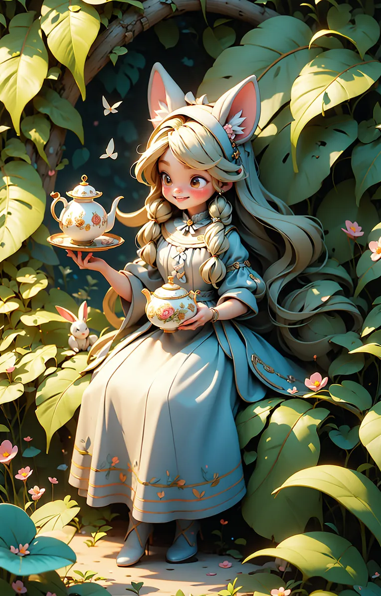 Hand-Drawn,Kids' Illustration,Girl,LoRA,SD 1.5