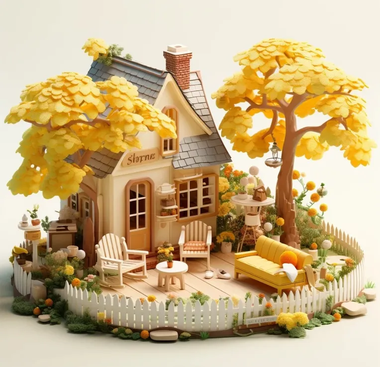 Cartoon style,Digital Painting Media,Building,LoRA,SD 1.5