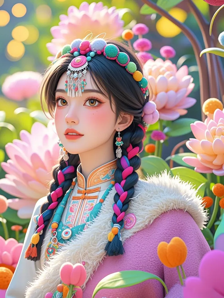 Anime Style,Girl,Physical/Facial feature,LoRA,FLUX.1